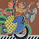 shop Mandana Art - Painting ~ Bike Rider ( 16 x 20 inch)