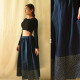 shop Long Skirt / Natural Dyed Ghagra - E