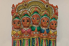 Molela ❉ Terracotta Plaques ❉ Authentic Indian Home Decor Gifts - OLD ENTRY