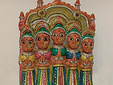 Molela ❉ Terracotta Plaques ❉ Authentic Indian Home Decor Gifts - OLD ENTRY