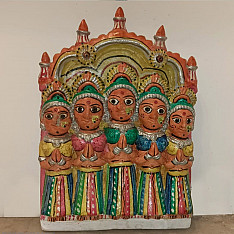 Molela ❉ Terracotta Plaques ❉ Authentic Indian Home Decor Gifts - OLD ENTRY