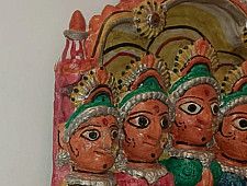 Molela ❉ Terracotta Plaques ❉ Authentic Indian Home Decor Gifts - OLD ENTRY