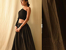 Flowers in a River - Long Skirt / Natural Dyed Ghagra - F