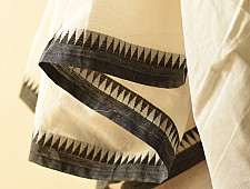 Loom & Light - Handloom Cotton Skirt ~ White