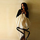 Loom & Light - Handloom Cotton Skirt ~ White