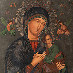 Memory Lines | Antique Print | Our Lady of Perpetual Help