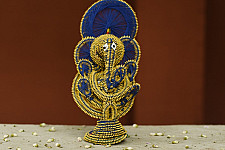 Dhaana Murti . Paddy Craft | Ganeshji  (Blue)