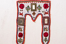 Prachin . प्राचीन ❦ Handmade Antique Bead Work  ~ Wall Hanging Toran