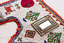 Prachin . प्राचीन ❦ Handmade Antique Bead Work  ~ Wall Hanging Toran