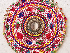 Prachin . प्राचीन ❦ Handmade Antique Bead Work  ~ Wall Decor