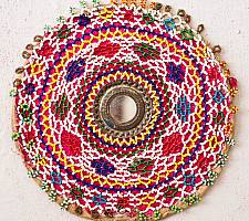 Prachin . प्राचीन ❦ Handmade Antique Bead Work  ~ Wall Decor