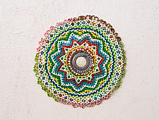 Prachin . प्राचीन ❦ Handmade Antique Bead Work  ~ Wall Hanging Circle