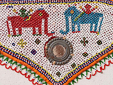 Prachin . प्राचीन ❦ Handmade Old & Antique Bead Work  ~ Mahavat Motif