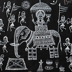 Muria Painting | Bhitti Chitra - Mavli Parav