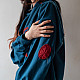 buy Handcrafted Embroidered Hoodie - Cat design
