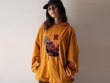 Handmade Applique Hoodie | Kokila ( A Hen )