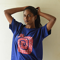 Handmade Applique Tshirt | Gulabo ( A Cat )