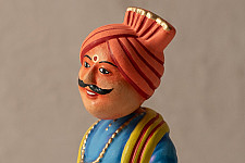 Madhuban . मधुबन ❁ Paper Mache - Nodding Head Toy