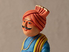 Madhuban . मधुबन ❁ Paper Mache - Nodding Head Toy