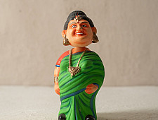 Madhuban . मधुबन ❁ Paper Mache Nodding Head Toy - Bamma 