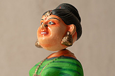 Madhuban . मधुबन ❁ Paper Mache Nodding Head Toy - Bamma 