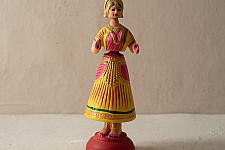 Madhuban . मधुबन ❁ Paper Mache Toy ~ Dancing Doll