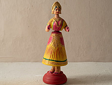 Madhuban . मधुबन ❁ Paper Mache Toy ~ Dancing Doll