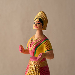 Madhuban . मधुबन ❁ Paper Mache Toy ~ Dancing Doll