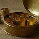 handmade brass Spice box / Masaladan / Roti Box