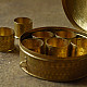 handmade brass Spice box / Masaladan / Roti Box
