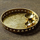 Handcrafted Brass ~ Pooja Thali With Three Diyas