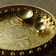 Handcrafted Brass ~ Pooja Thali With Three Diyas