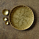 Handcrafted Brass ~ Pooja Thali With Three Diyas