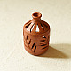 Shop Terracotta Handmade Clay Surahi Lampshade With Diya / tea light holder