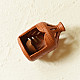 Shop Terracotta Handmade Clay Surahi Lampshade With Diya / tea light holder