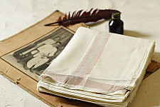 Damodar . दामोदर - Pure Handloom Dhoti Khes set - copper zari