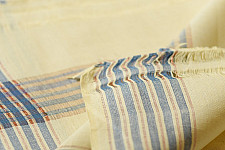 Damodar . दामोदर - Handloom Dhoti Khes - Blue Border