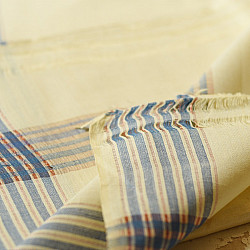 Damodar . दामोदर - Handloom Dhoti Khes - Blue Border