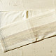 Handloom Dhoti Khes - Off White with Orange Border