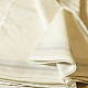 Handloom Dhoti Khes - Off White with Orange Border