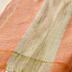 Handloom Dhoti Khes - Off White with Orange Border