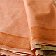 Handloom Dhoti Khes - Off White with Orange Border