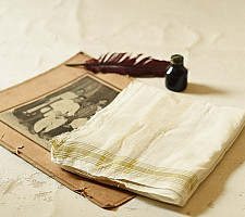 Damodar . दामोदर - Handwoven fine cotton Dhoti & Khes 