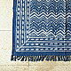shop Indigo Natural Color Dhurrie ( 5 X 3 ) - Dabu Printed 