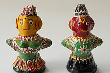 Jau Kandhei - Lacquer Doll (Set of Two) - A