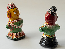 Jau Kandhei - Lacquer Doll (Set of Two) - A