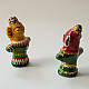 Shop Terracotta Handmade Lac-painted Terracotta Doll (Set of two) - B