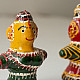 Shop Terracotta Handmade Lac-painted Terracotta Doll (Set of two) - C