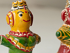 Jau Kandhei - Lacquer Doll (Set of Two) 4 - D