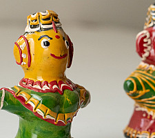 Jau Kandhei - Lacquer Doll (Set of Two) 4 - D